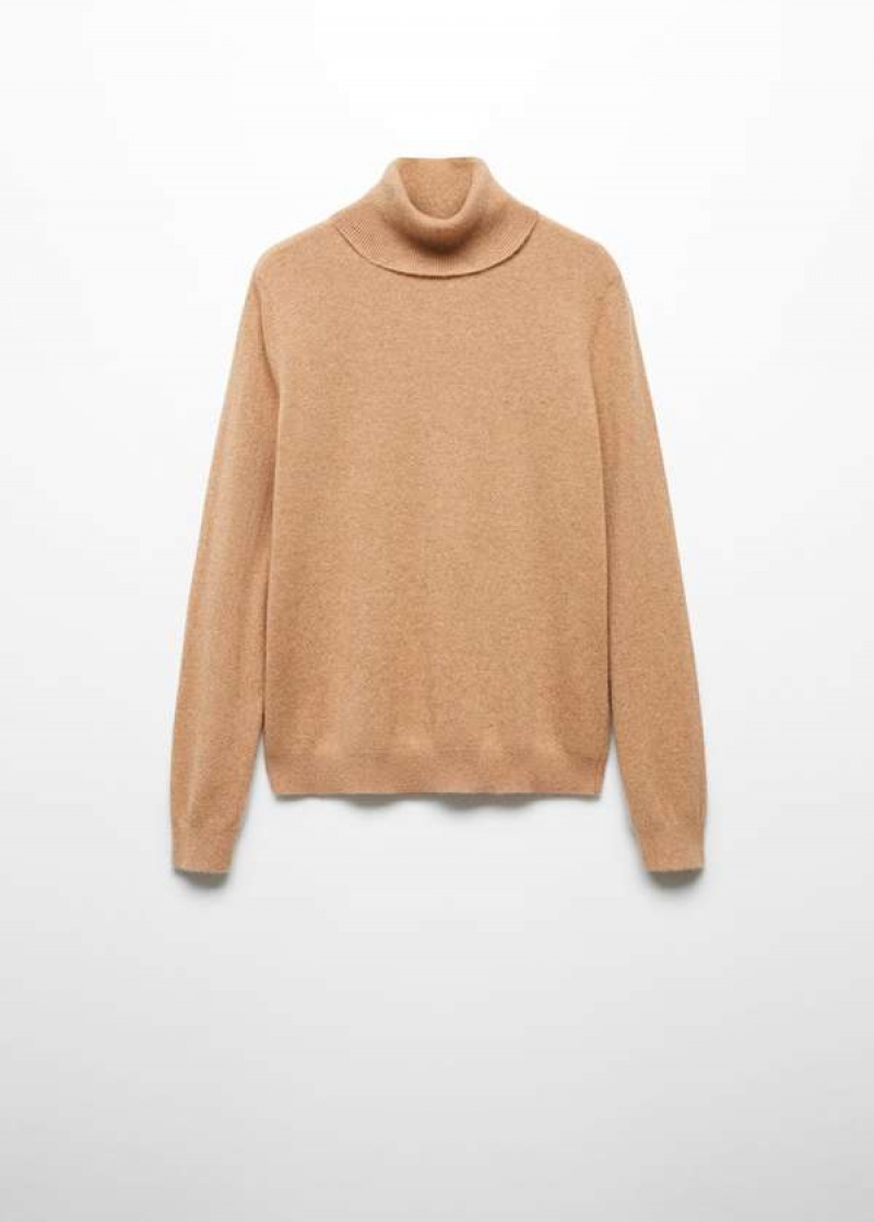 Mango High Collar Žebrovaný Knit Svetrové | MNG-25560