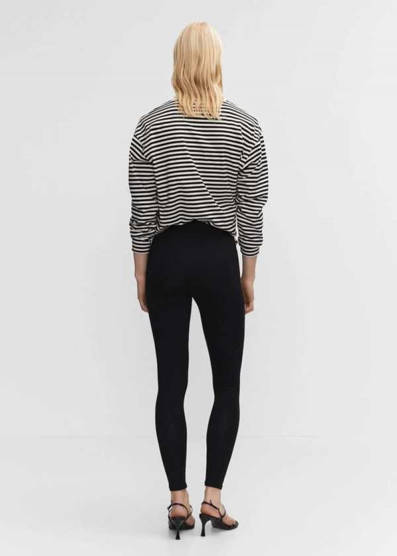 Mango High Pasem Bavlněné Leggings | MNG-24436