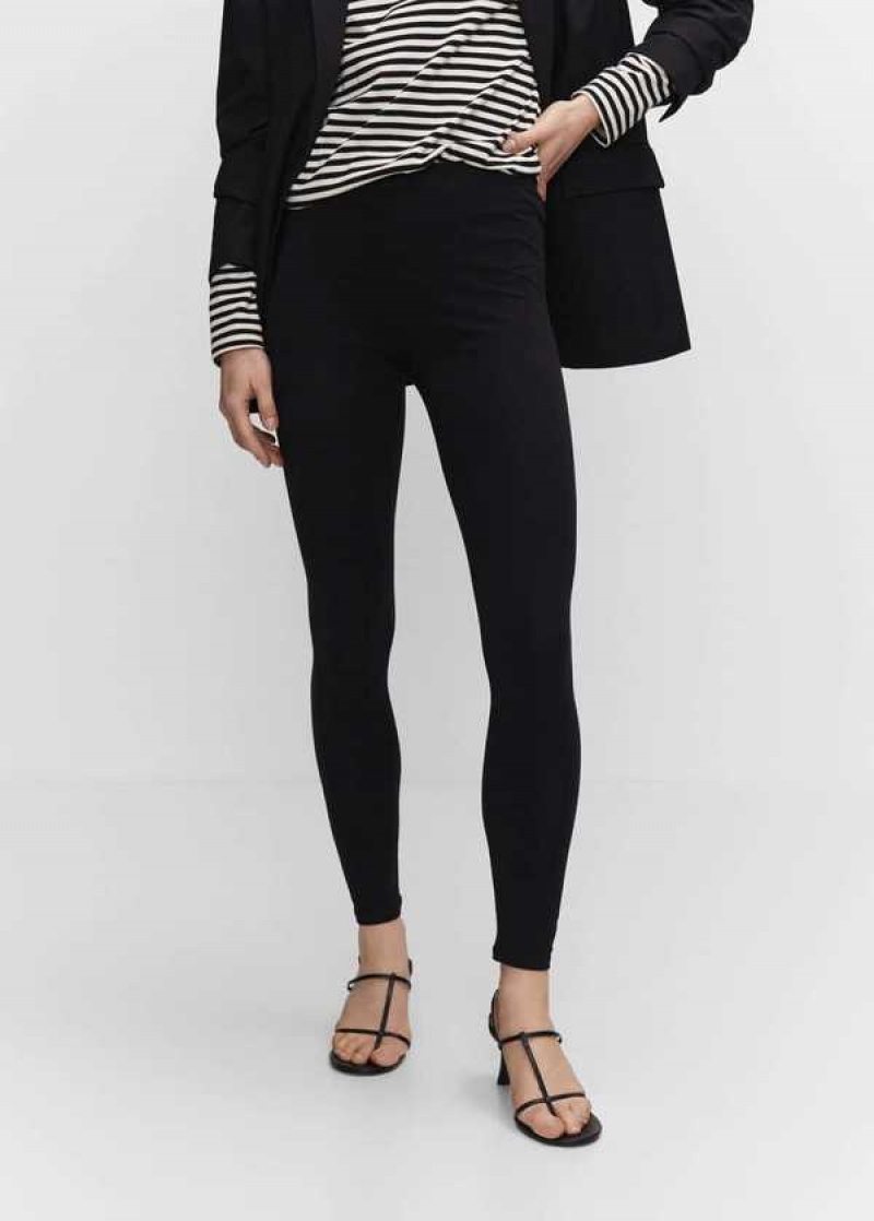 Mango High Pasem Bavlněné Leggings | MNG-24436