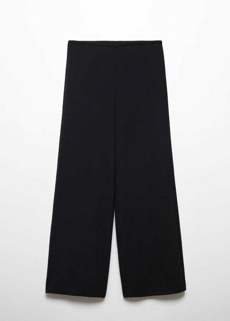 Mango High-rise Wideleg Trousers | MNG-24410