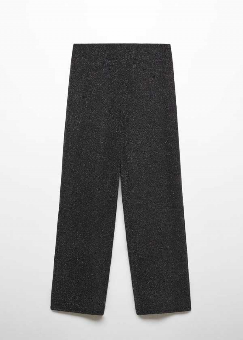 Mango High-waist Lurex Pants | MNG-24380