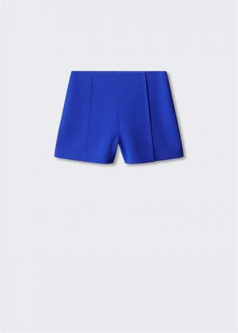 Mango High-waist Rovný Shorts | MNG-24611