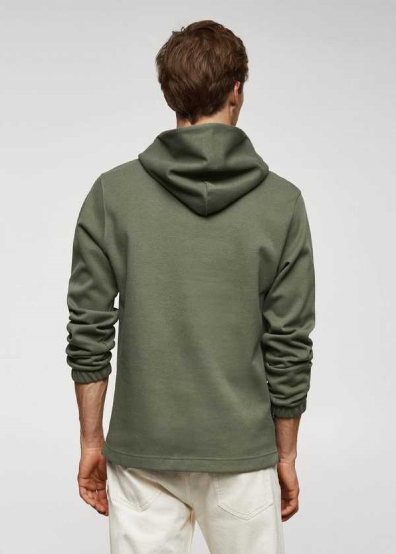 Mango Hoodie Bavlněné Sweatshirt | MNG-21759