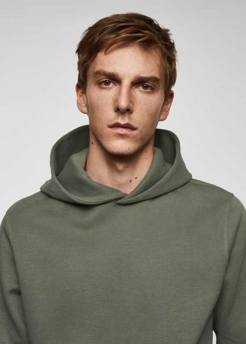 Mango Hoodie Bavlněné Sweatshirt | MNG-21759