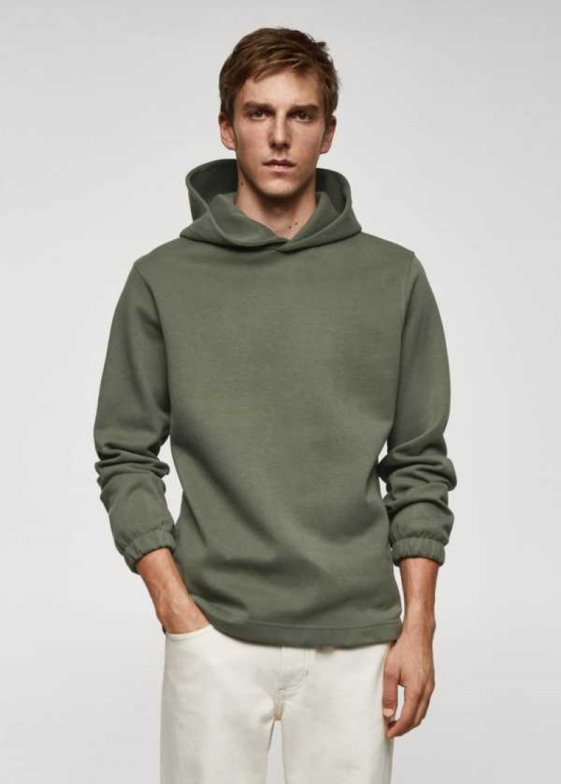 Mango Hoodie Bavlněné Sweatshirt | MNG-21759