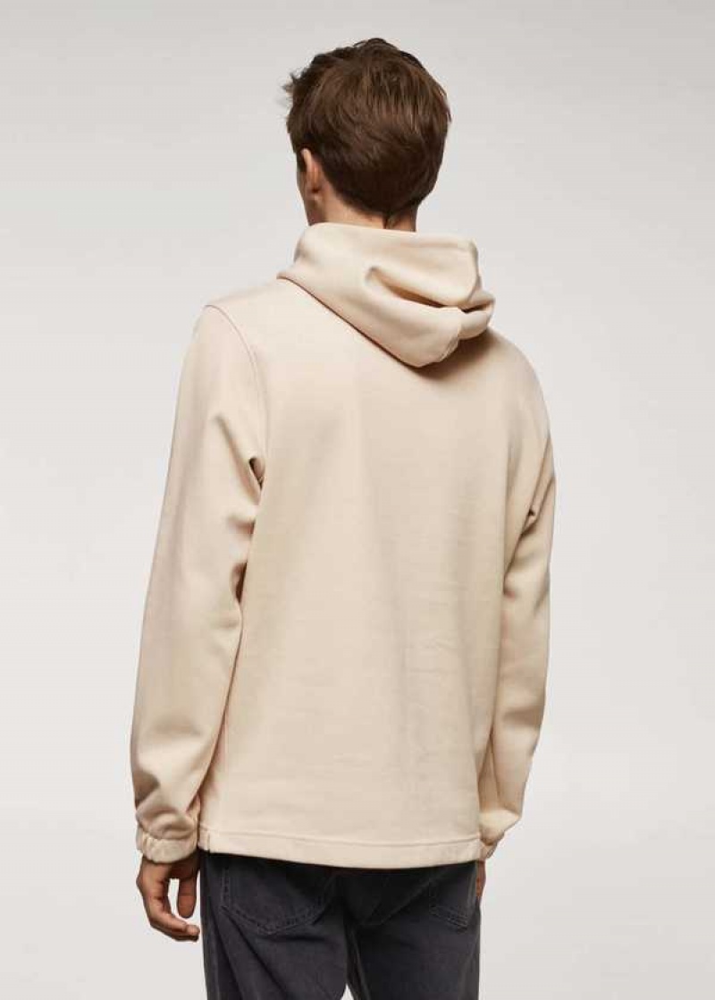 Mango Hoodie Bavlněné Sweatshirt | MNG-21774