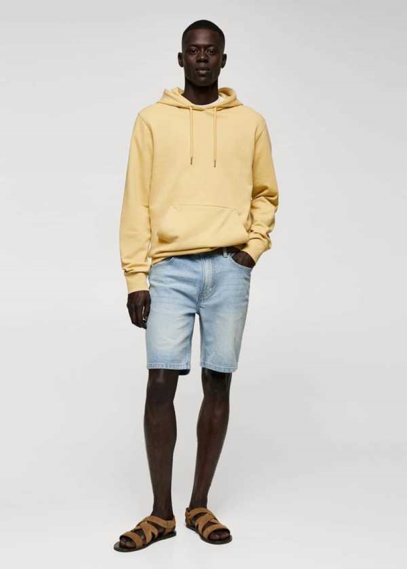 Mango Hoodie Bavlněné Sweatshirt | MNG-21795