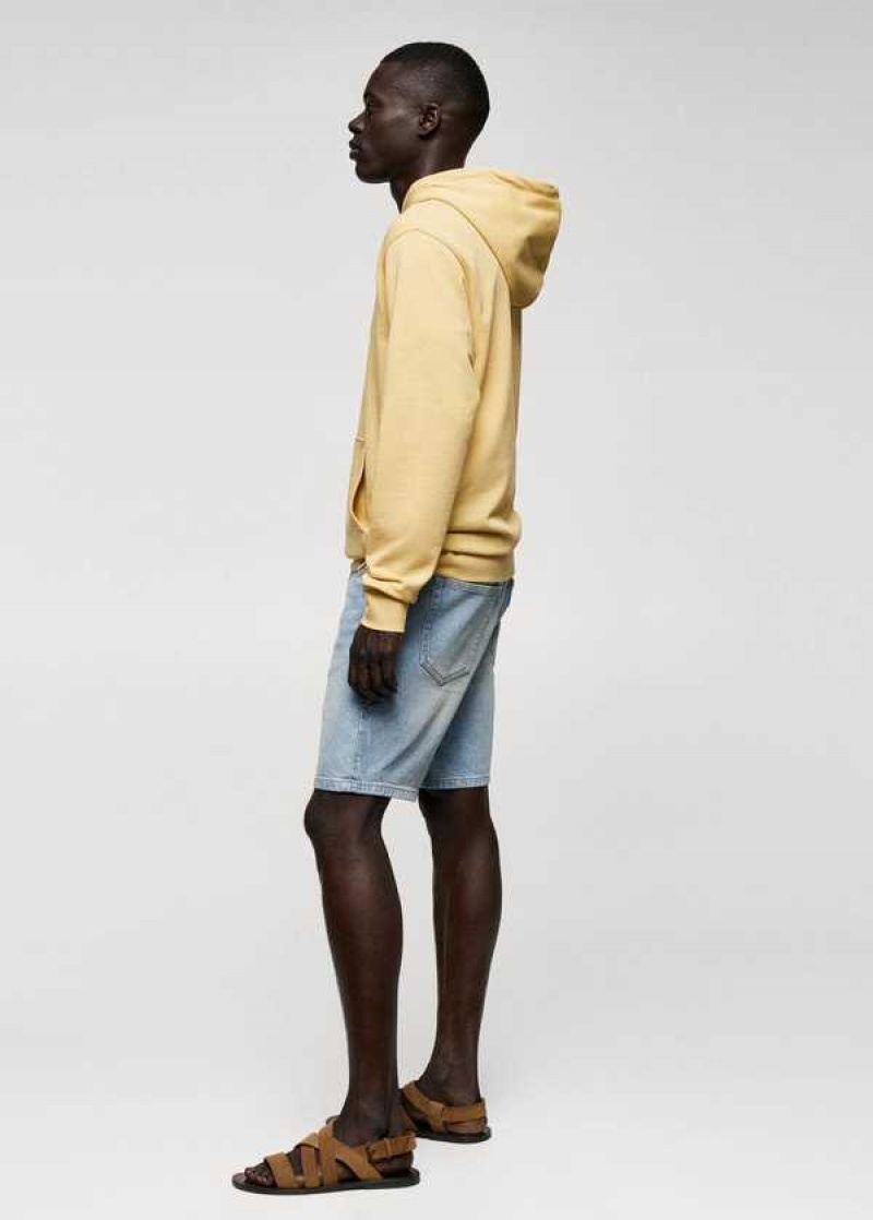 Mango Hoodie Bavlněné Sweatshirt | MNG-21795