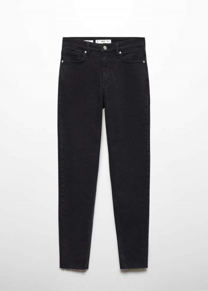 Mango Hubená Cropped Jeans | MNG-23982