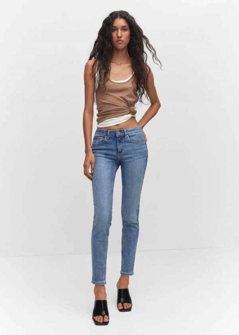 Mango Hubená Push-up Jeans | MNG-23912