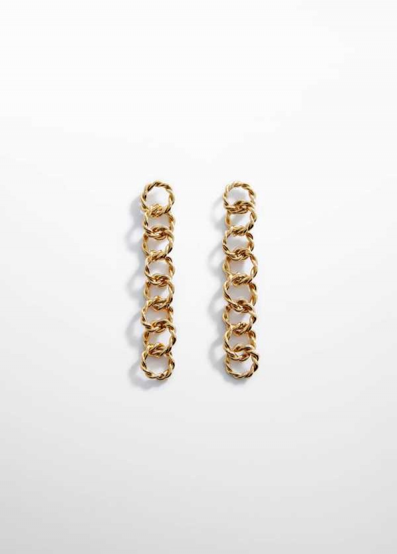 Mango Intertwined Hoop Earrings | MNG-22795