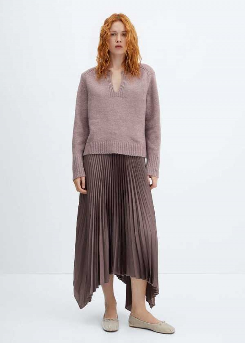 Mango Irregular Plisovaný Skirt | MNG-24049