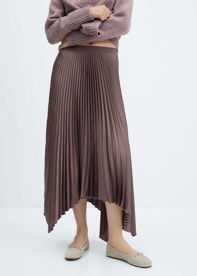 Mango Irregular Plisovaný Skirt | MNG-24049