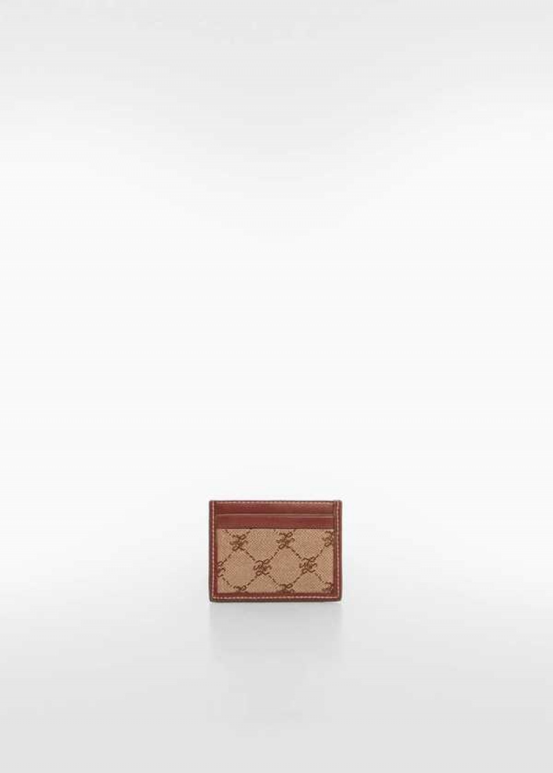 Mango Jacquard Card Holder | MNG-23086