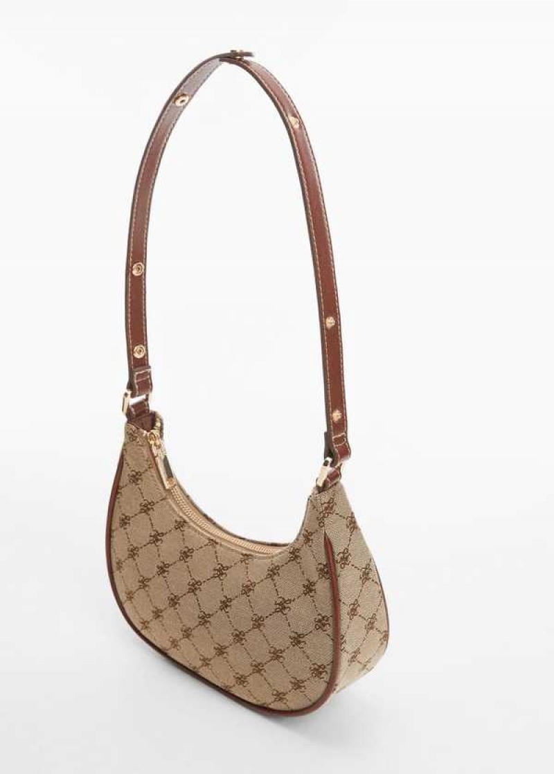 Mango Jacquard Shoulder Bag | MNG-23314