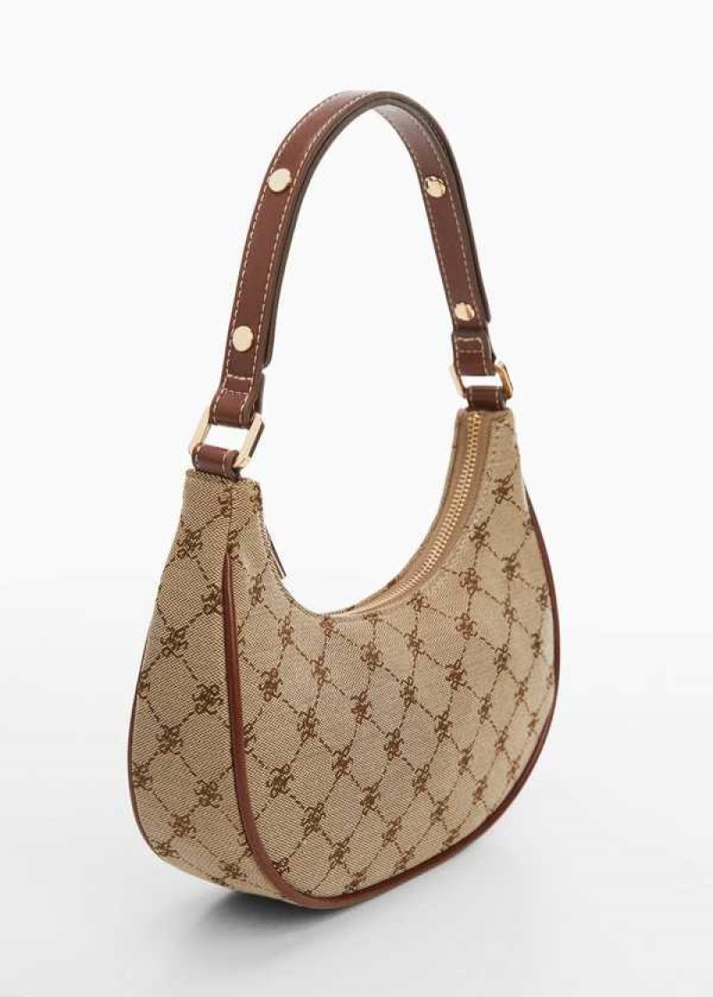 Mango Jacquard Shoulder Bag | MNG-23314