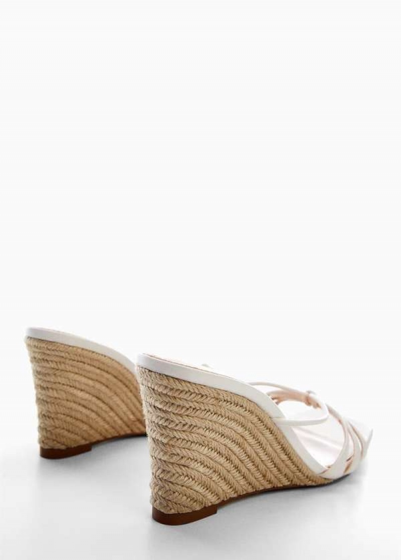 Mango Klínku Strips Sandals | MNG-23452