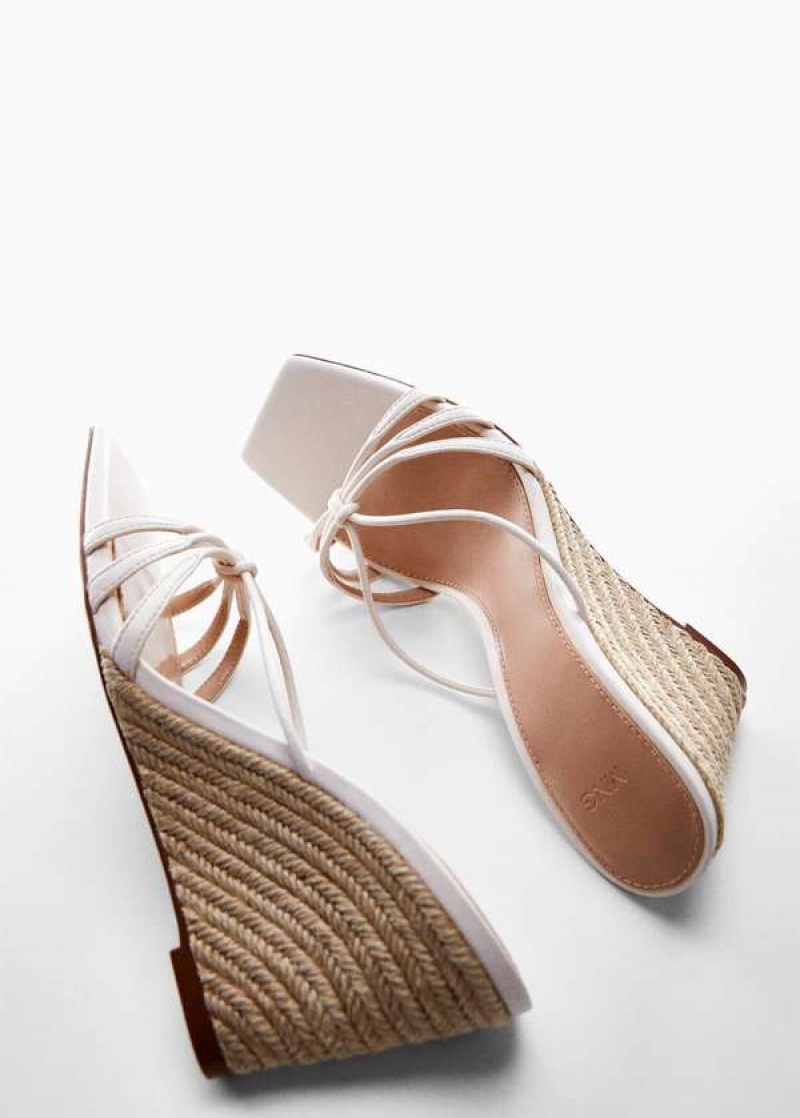 Mango Klínku Strips Sandals | MNG-23452