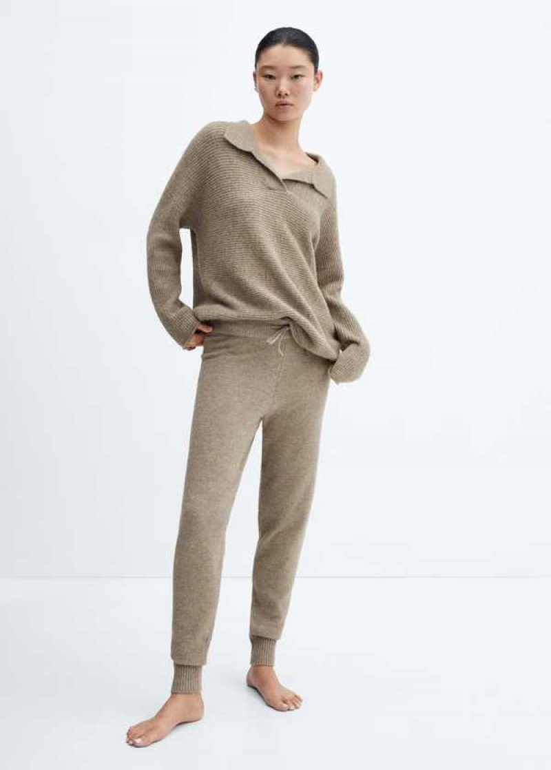 Mango Knit Jogger-style Trousers | MNG-23691