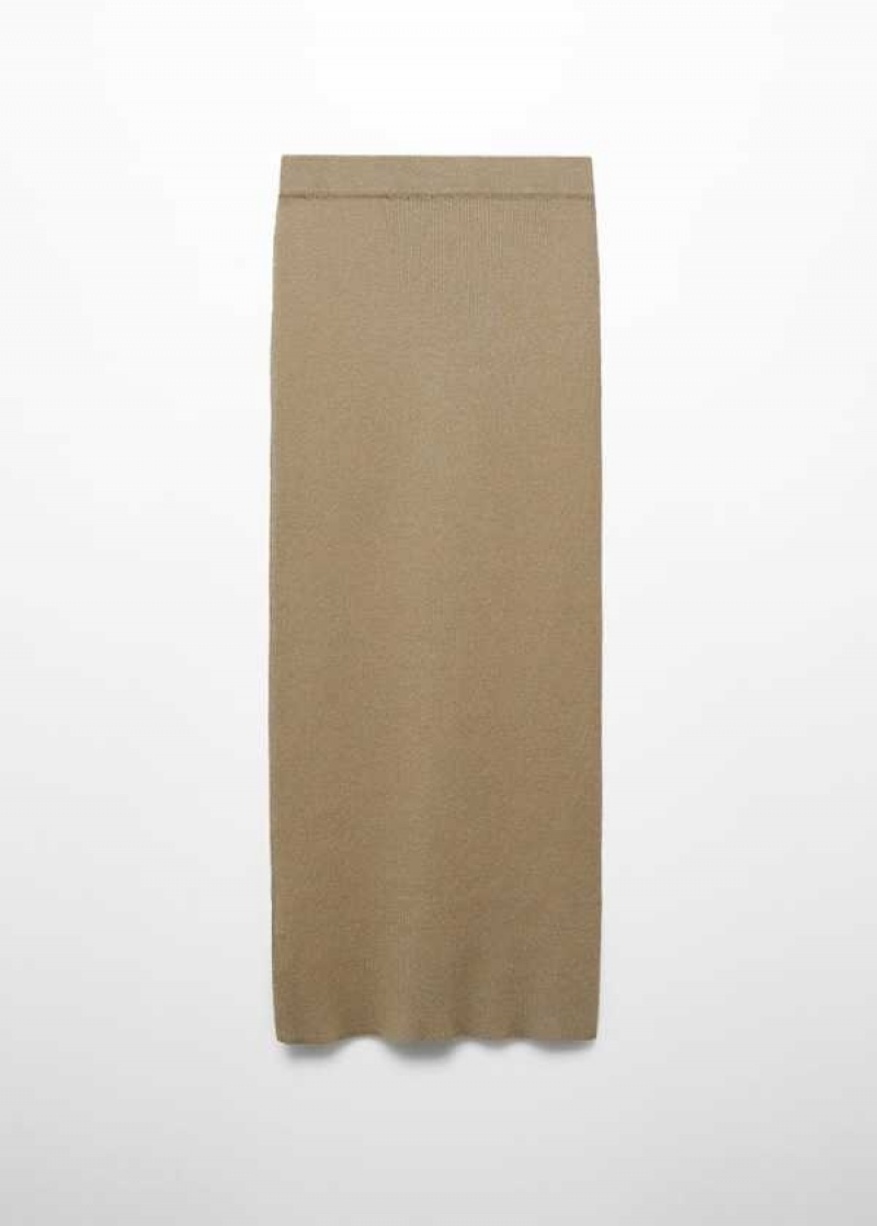 Mango Knit Pencil Skirt | MNG-24174