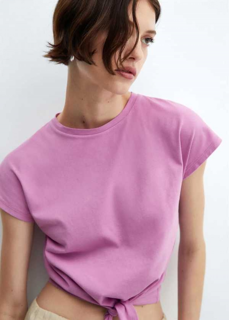 Mango Knot Bavlněné T-shirt | MNG-25149