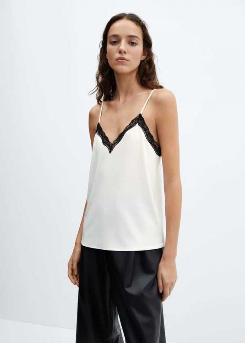 Mango Krajkové Top | MNG-24912