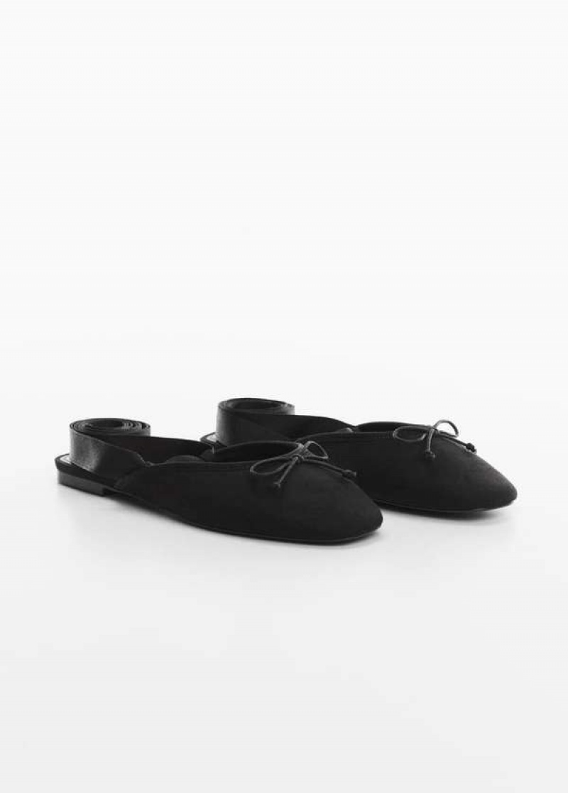 Mango Krajkové-up Ballerinas | MNG-23422