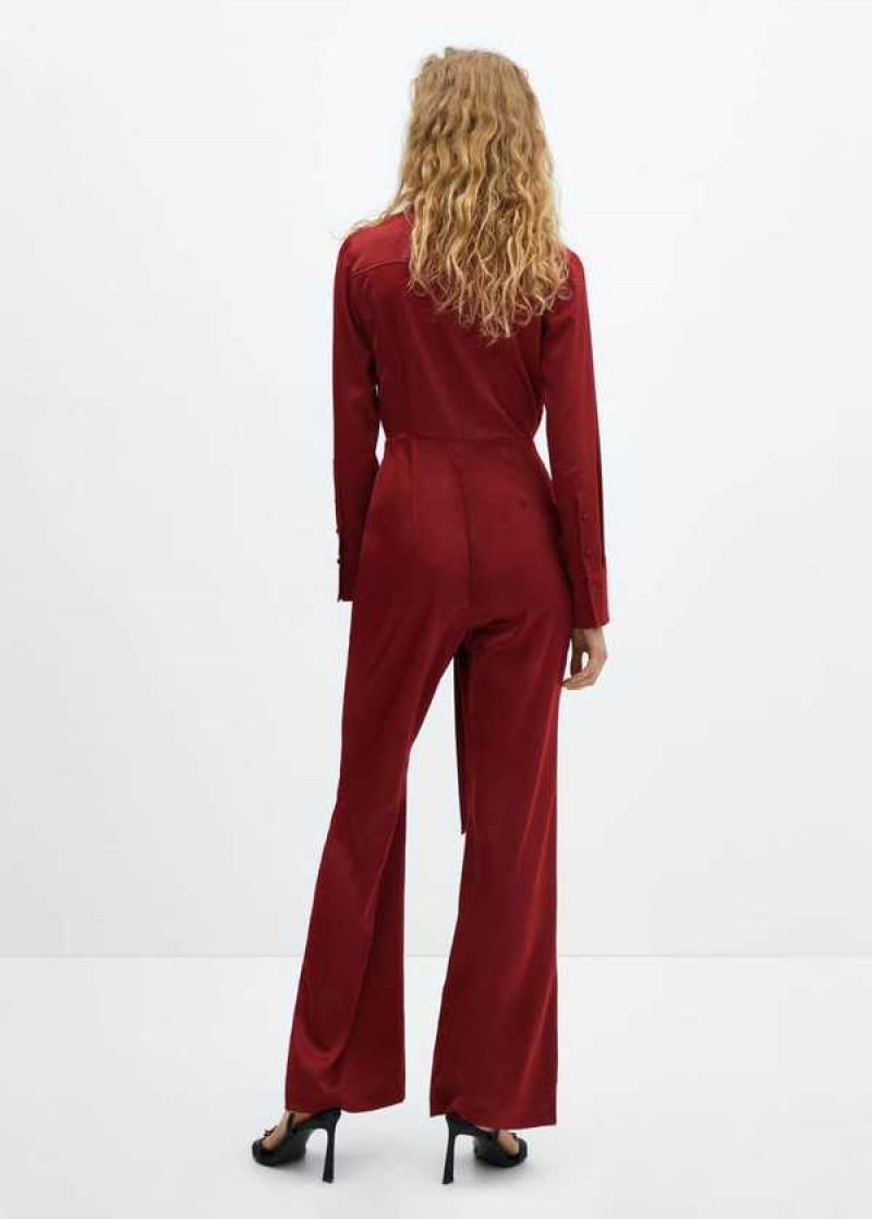 Mango Krátké Jumpsuit With Buttons | MNG-25724