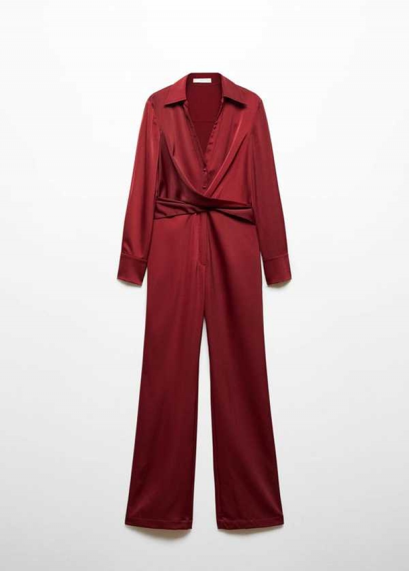 Mango Krátké Jumpsuit With Buttons | MNG-25724