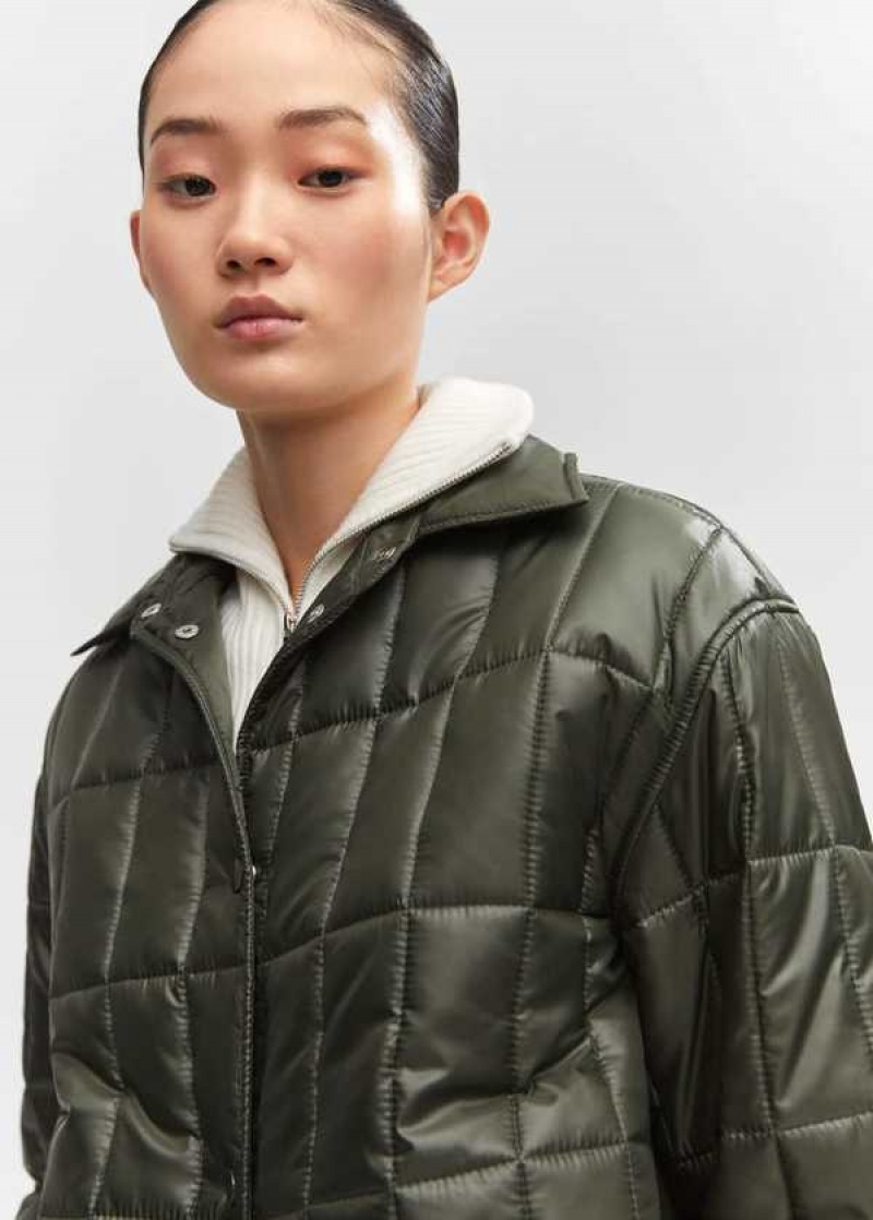 Mango Krátké Prošívaný Anorak | MNG-26380