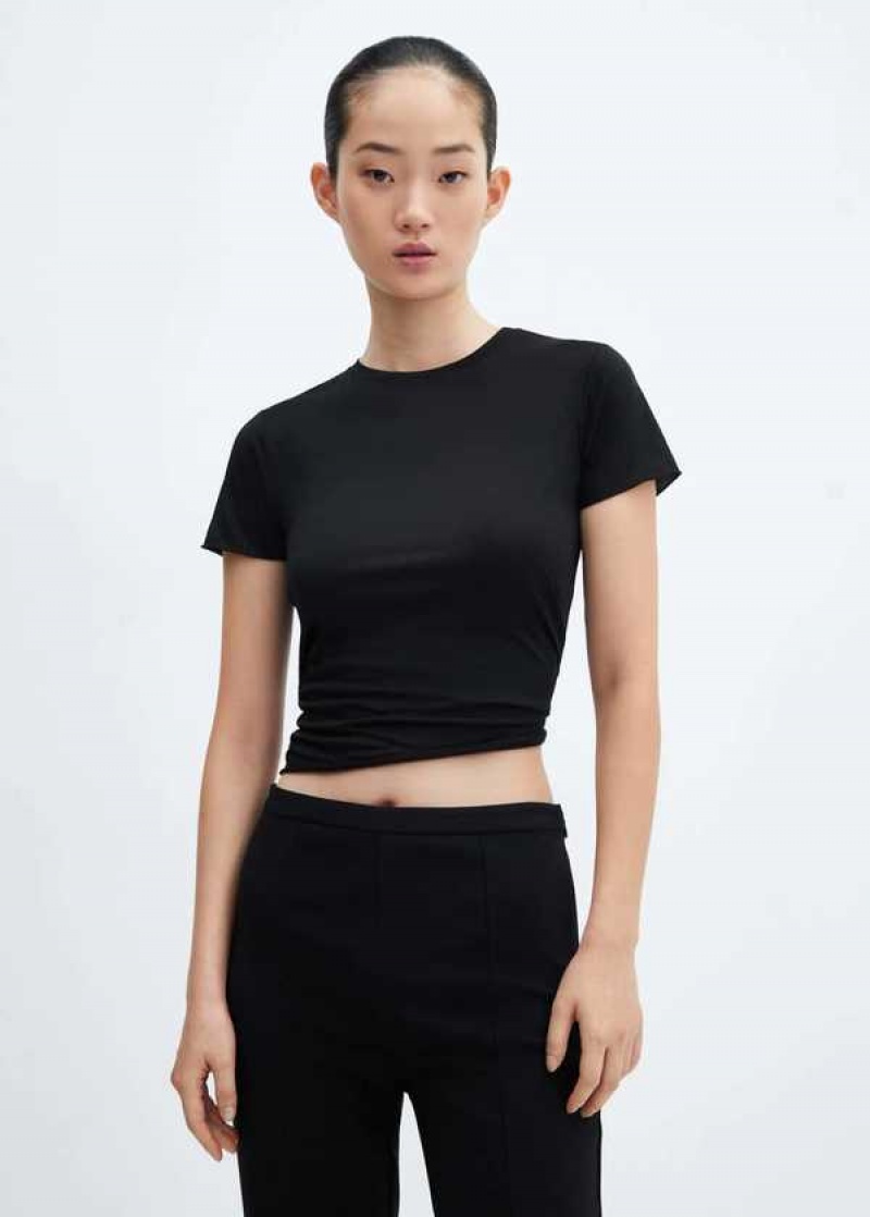 Mango Krátké Sleeve T-shirt | MNG-25013