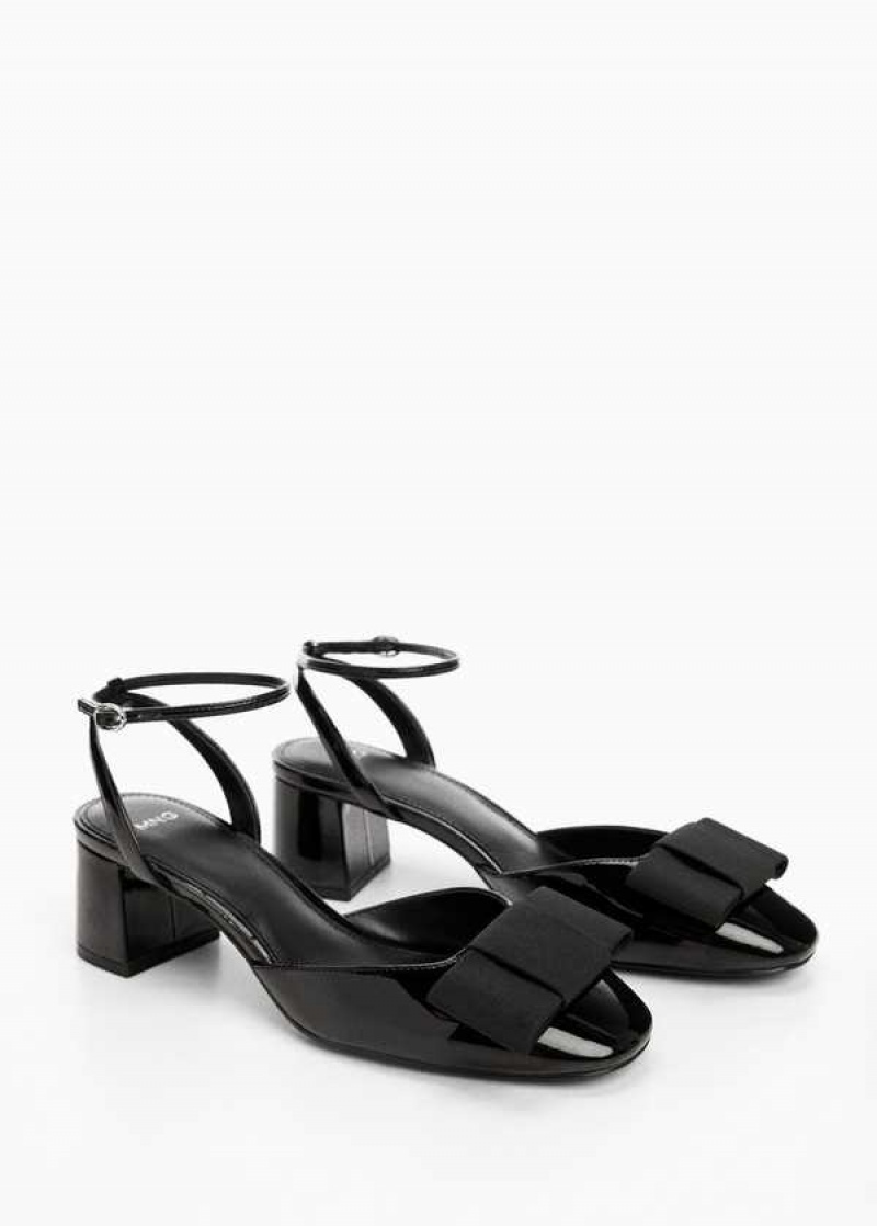 Mango Lakovaná Læder Bow Shoe | MNG-23580