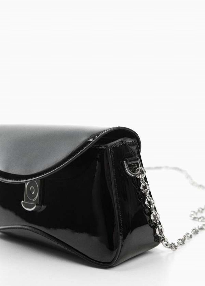 Mango Lakovaná Læder Chain Handbag | MNG-23215