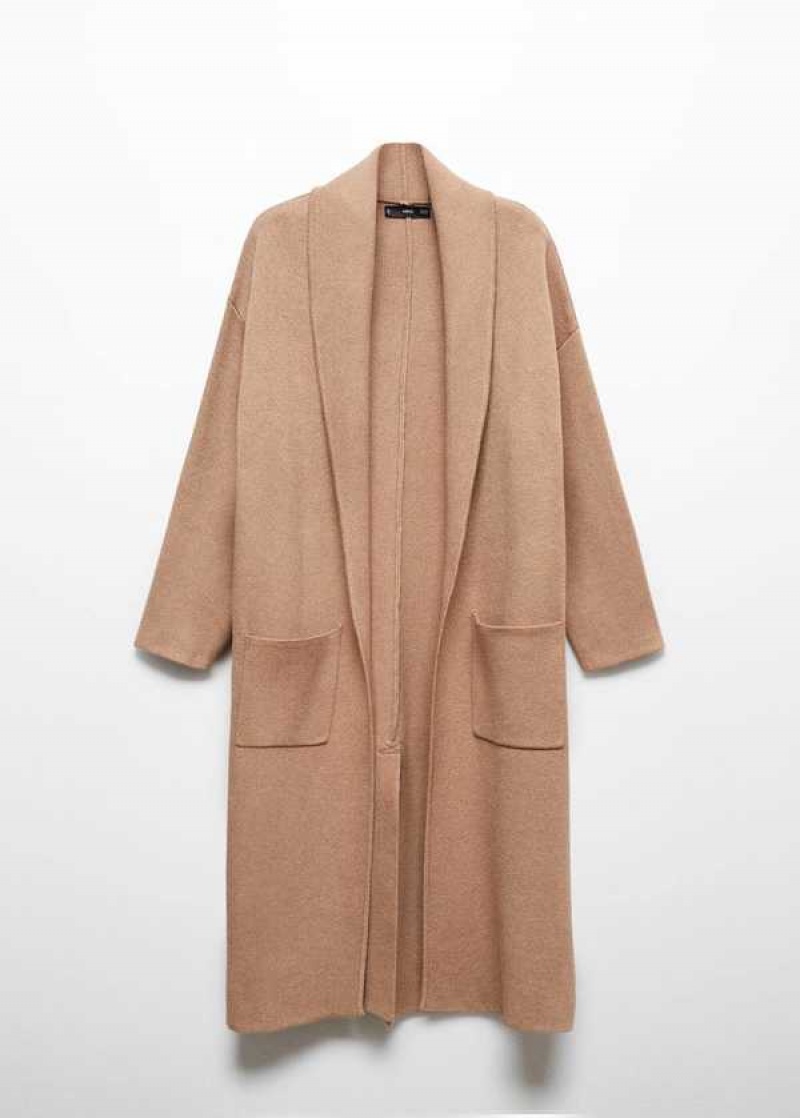 Mango Lapelled Rovný-cut Coat | MNG-26433