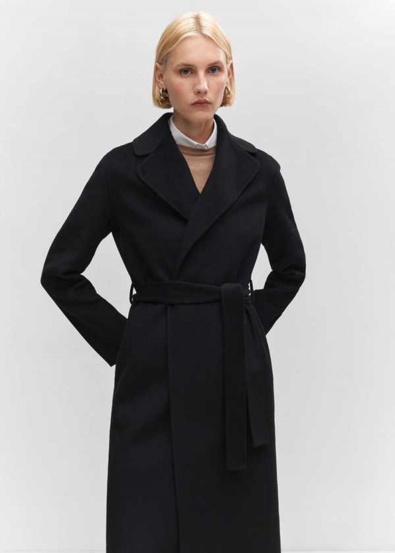 Mango Lapelled Rovný-cut Coat | MNG-26436