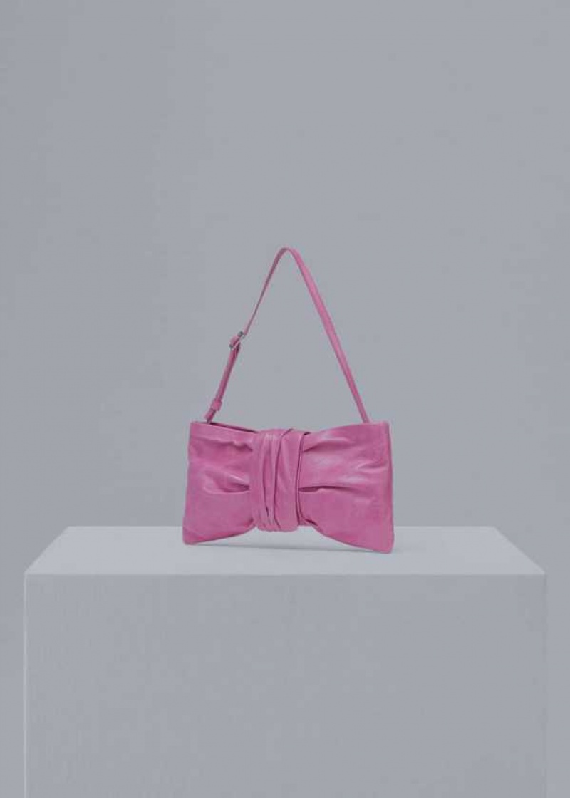 Mango Læder Bag With Bow Design | MNG-23273