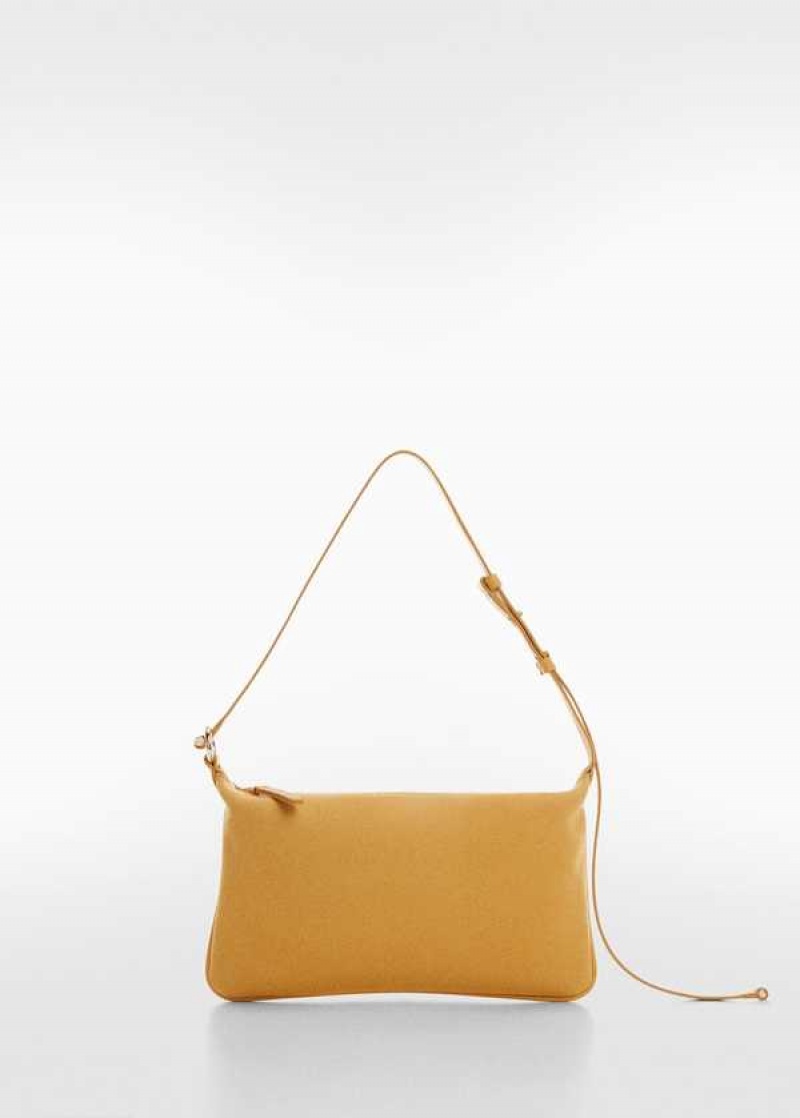 Mango Læder Bag With Metallic Detail | MNG-23250