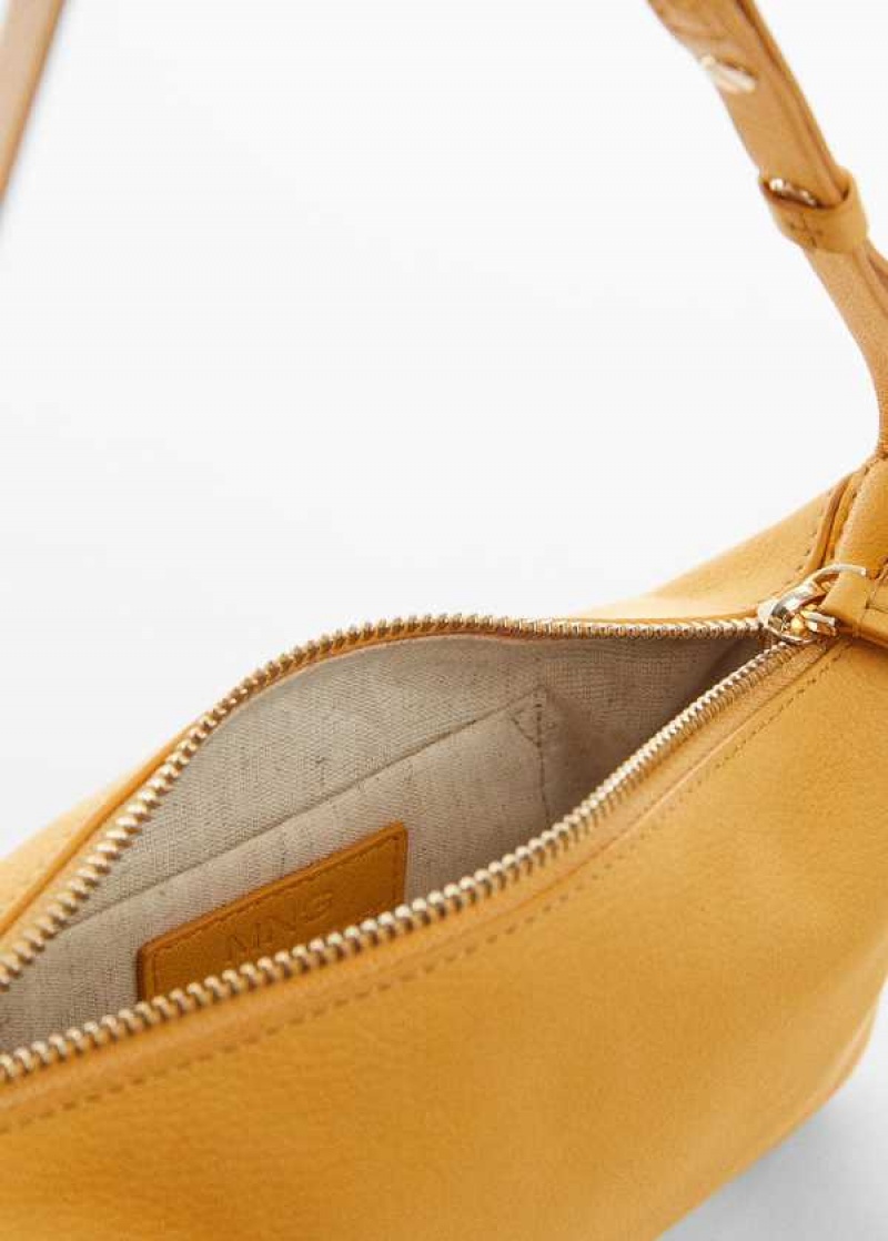 Mango Læder Bag With Metallic Detail | MNG-23250