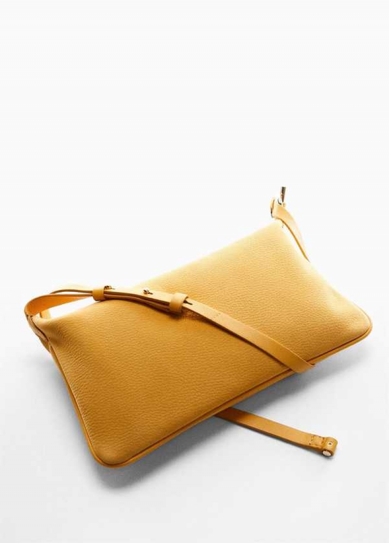 Mango Læder Bag With Metallic Detail | MNG-23250