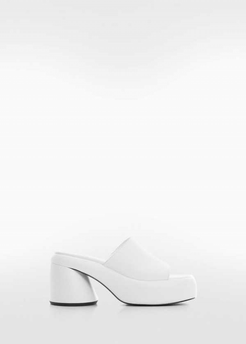 Mango Læder Block-heel Sandals | MNG-23506