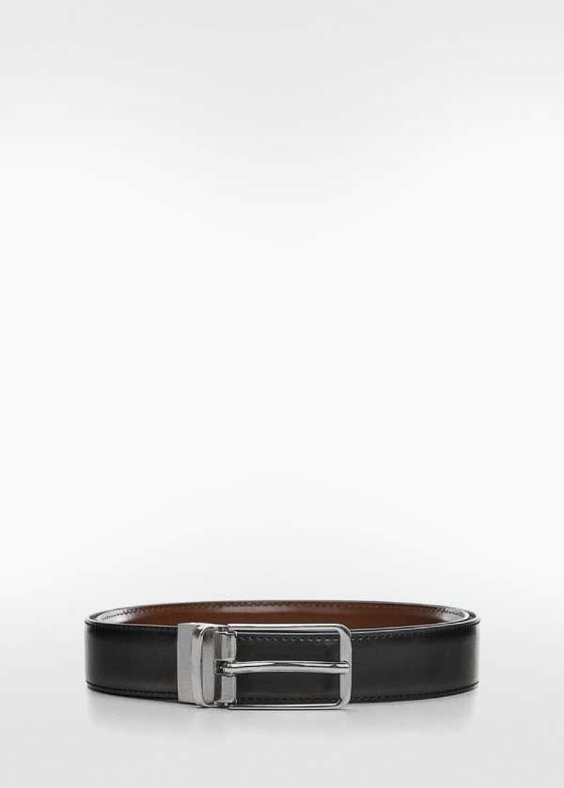 Mango Læder Reversible Belt | MNG-21171