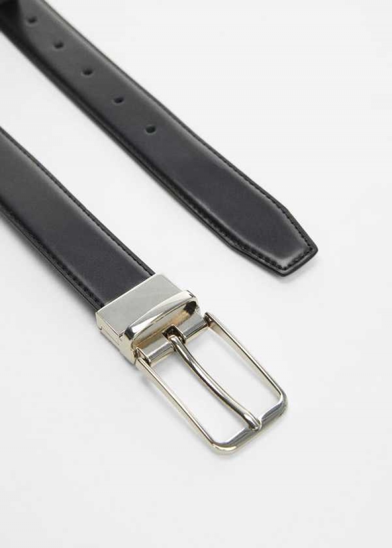 Mango Læder Reversible Belt | MNG-21202