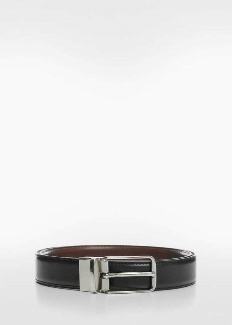 Mango Læder Reversible Belt | MNG-21202