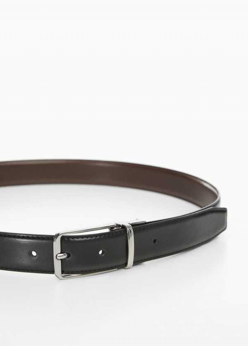 Mango Læder Reversible Belt | MNG-21202