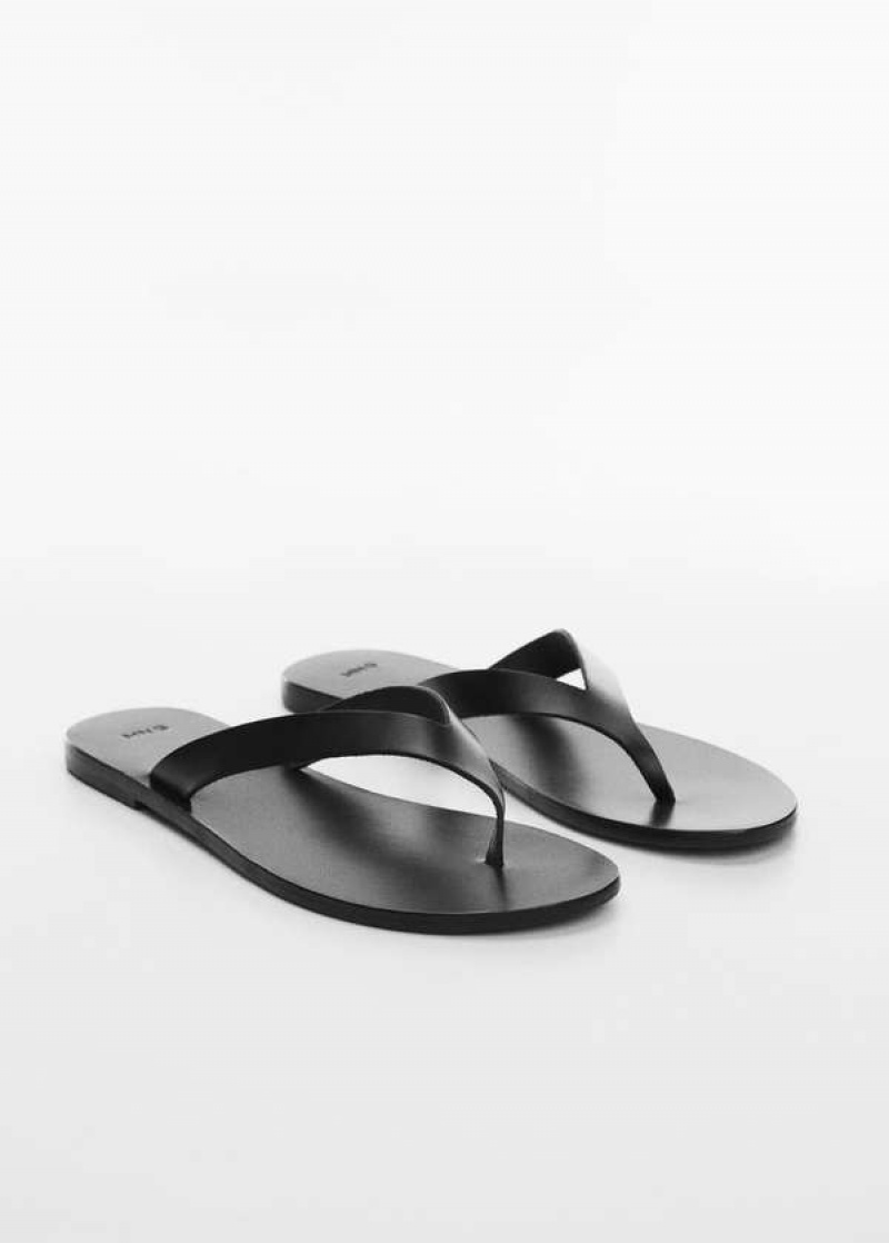 Mango Læder Sandals With Straps | MNG-23496