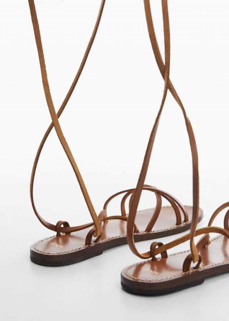 Mango Læder Straps Sandals | MNG-23387