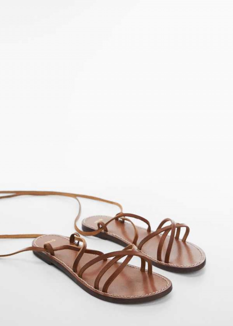 Mango Læder Straps Sandals | MNG-23387