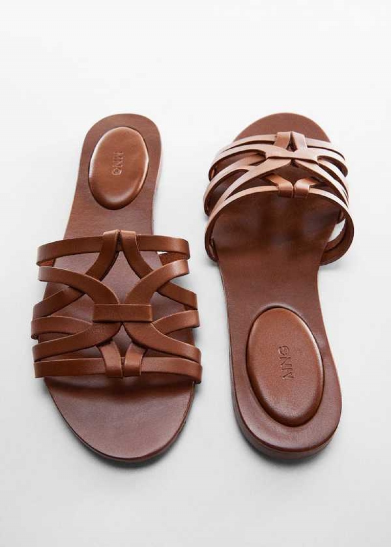 Mango Læder Straps Sandals | MNG-23389