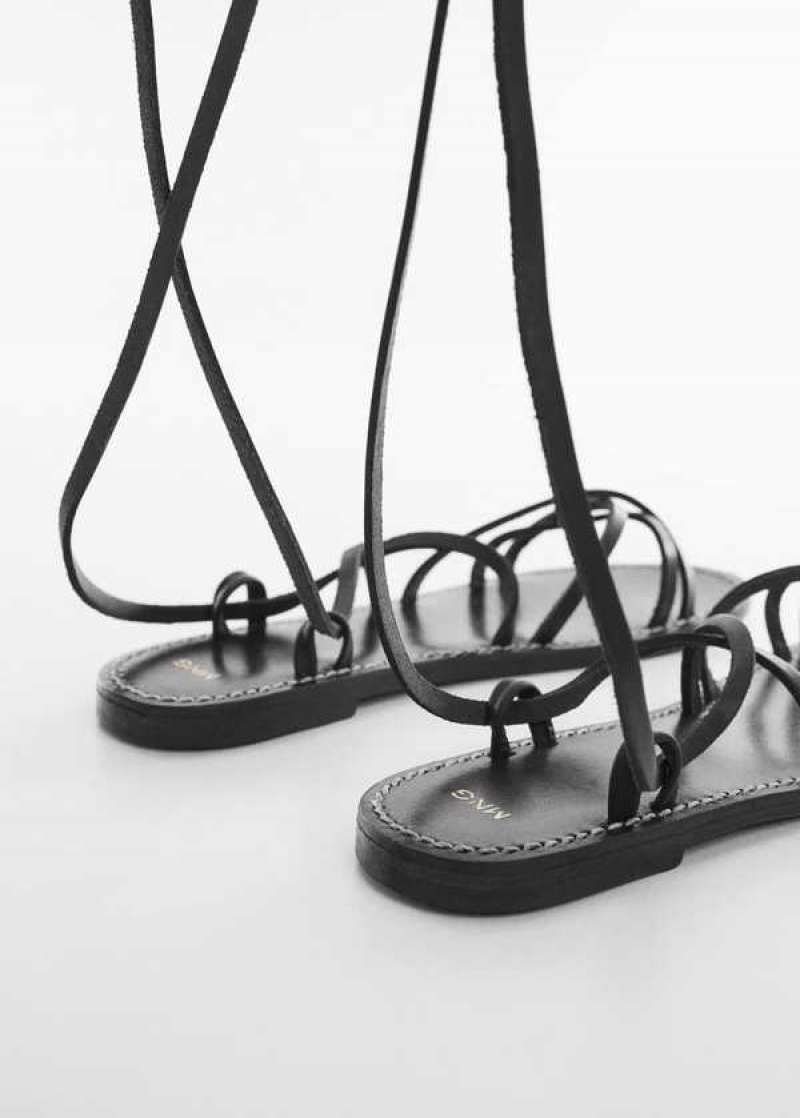 Mango Læder Straps Sandals | MNG-23395