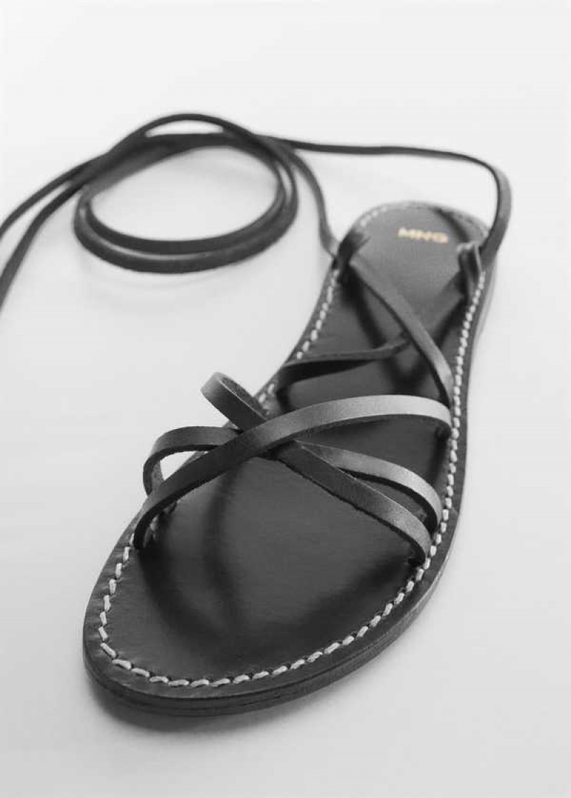 Mango Læder Straps Sandals | MNG-23395